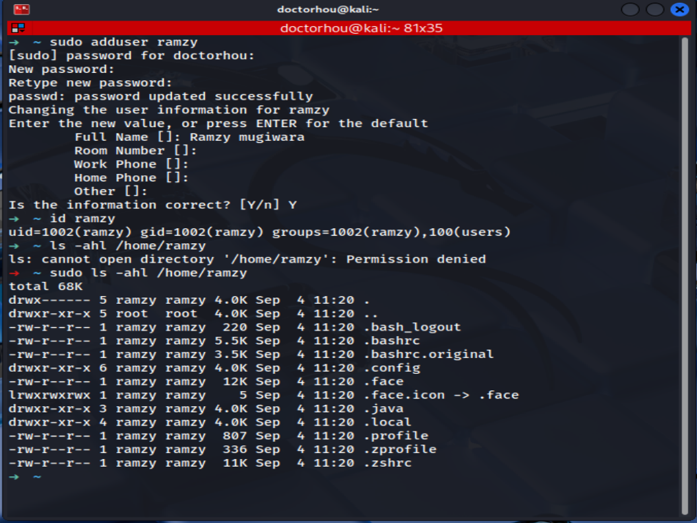 Adduser Linux Arabic