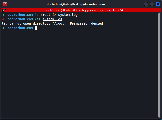 Error Linux Redirection Files Arabic
