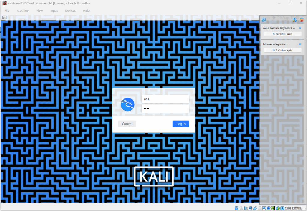 Install Kali Algeria Virtual Box 3