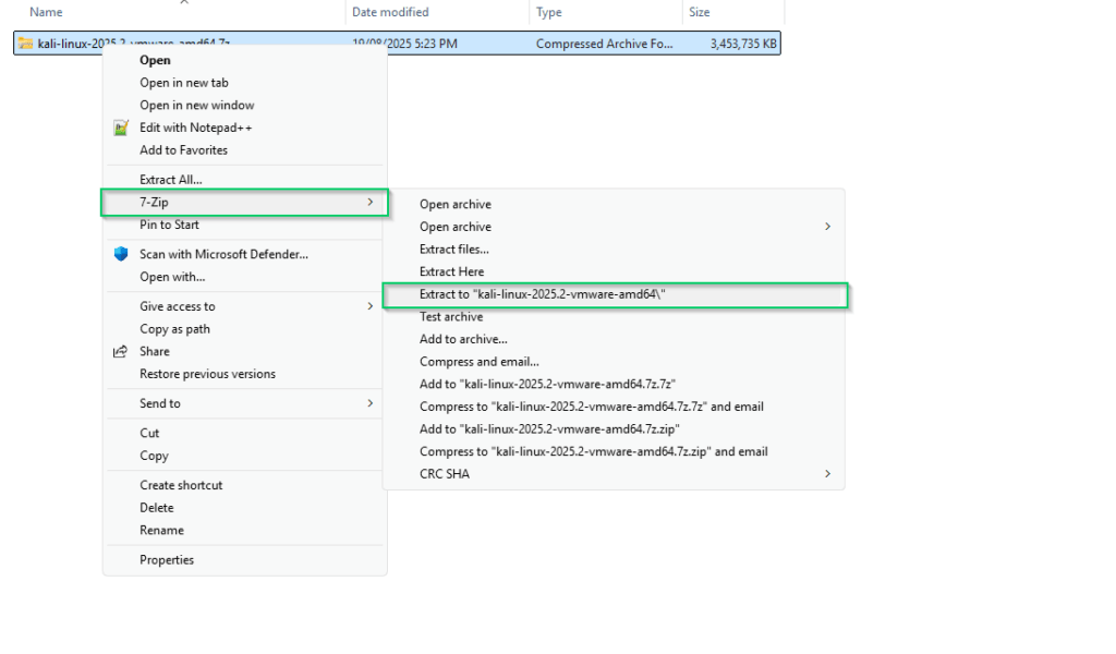 Install Kali Algeria Vmware 2