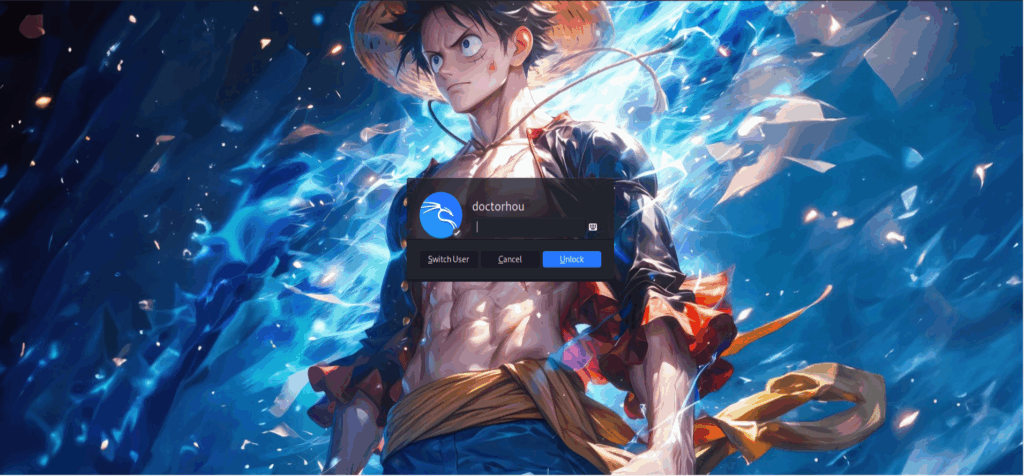 Kali Arabic Login Screen