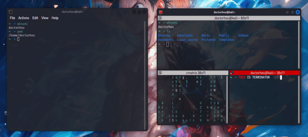Kali Arabic Terminal