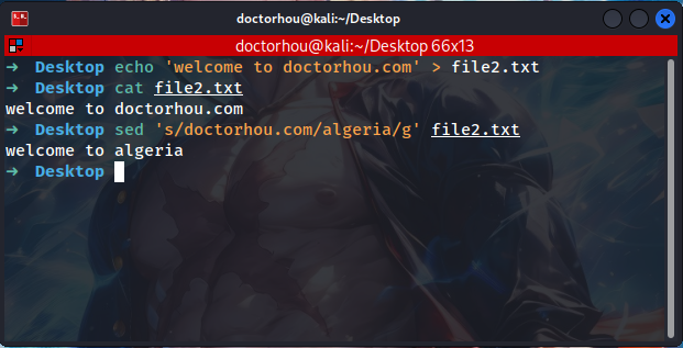 Linux Arabic Sed