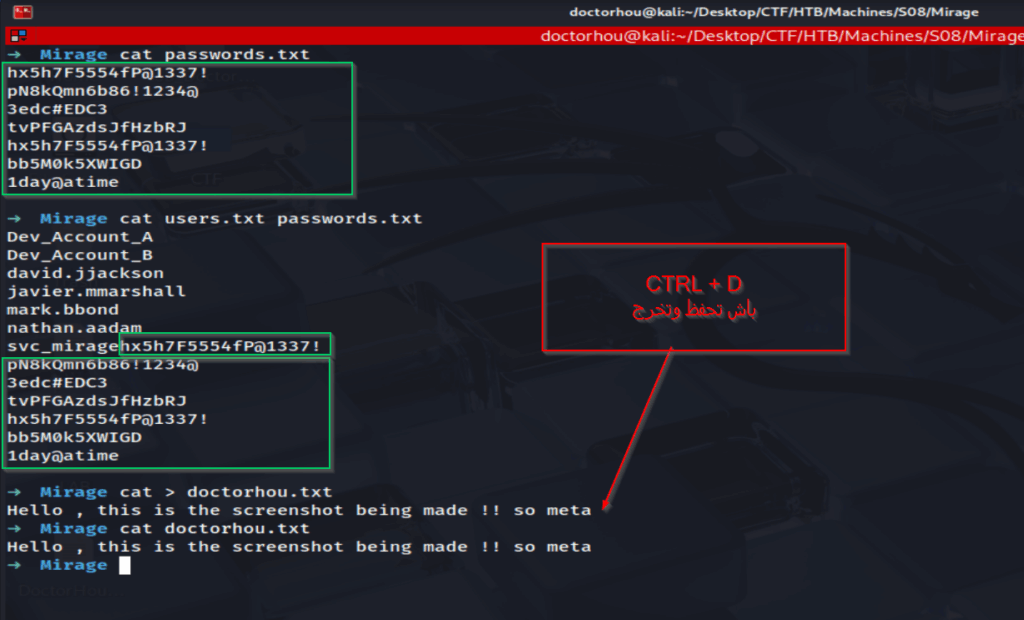 Linux Basic Commands Arabic Cat