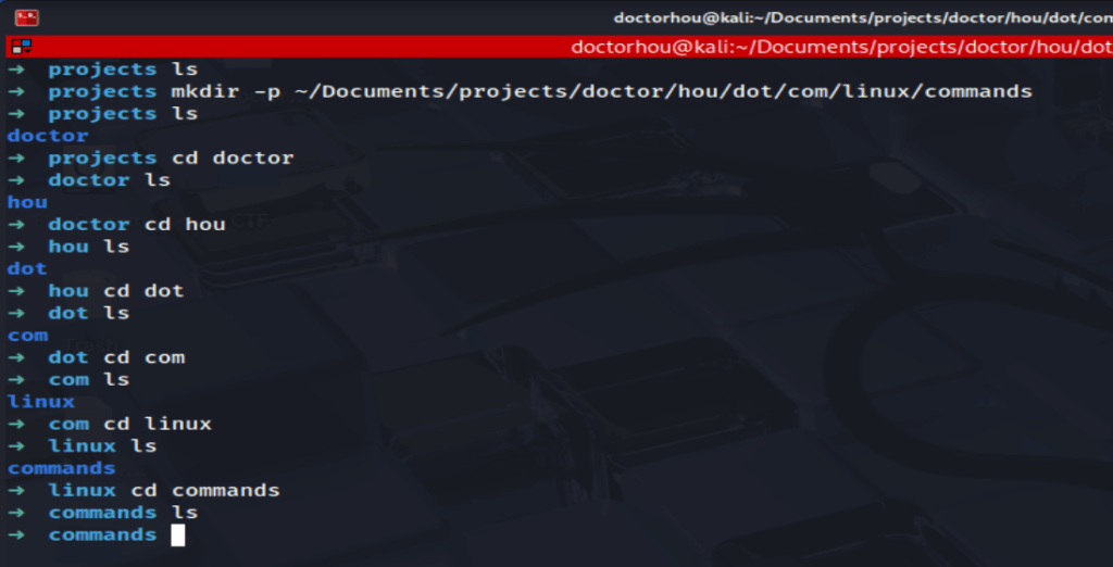 Linux Basic Commands Arabic Mkdir 4