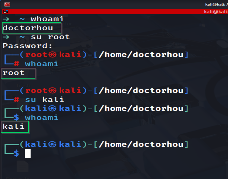 Linux Basic Commands Whoami Arabic