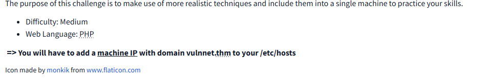 Thm Vulnnet Hosts