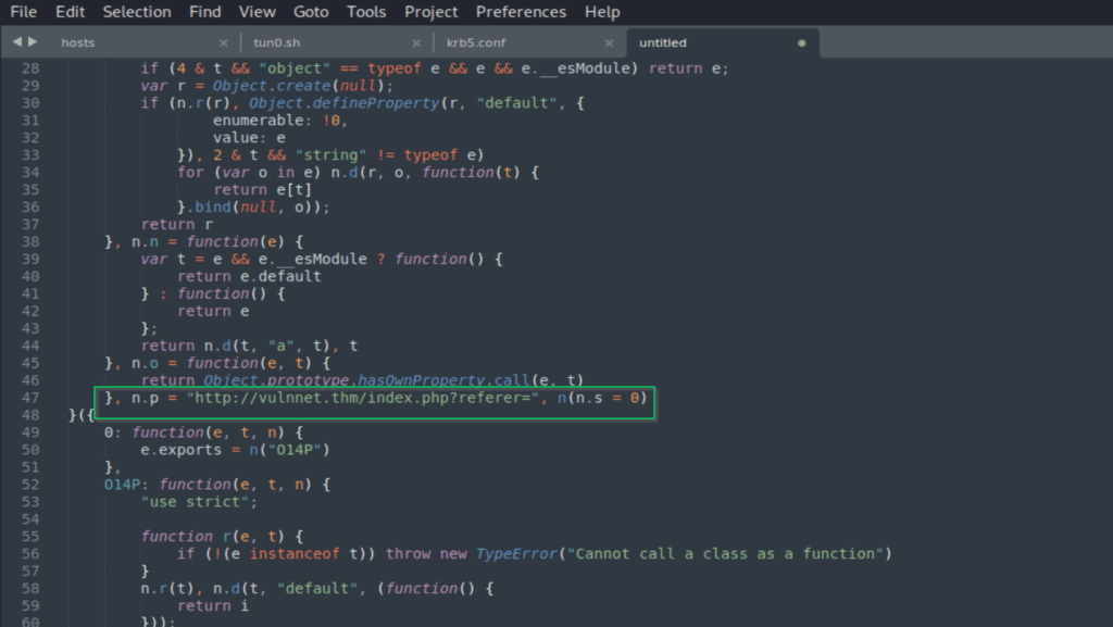 Thm Vulnnet Indexdiscovery
