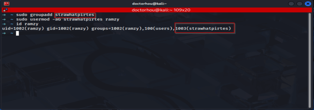 Usermod Linux Arabic